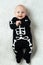 Baby dressed skeleton