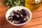 Baby Eggplant into a bowl