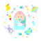 Baby Flat Icon Set