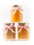 Baby Food in jars on white background, brandless