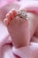 Baby foot and wedding rings