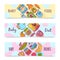 Baby formula food puree vector illustration. Complementary feeding and nutritions for kids. Babies bottles, jars and