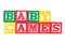 Baby Games - Alphabet Baby Blocks on white