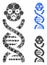 Baby genes Composition Icon of Circles