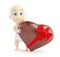 Baby gift chocolate heart
