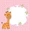 Baby Giraffe Card