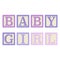 Baby Girl Alphabet Blocks