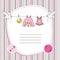 Baby girl card