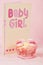 Baby girl cupcake