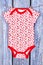 Baby girl floral print bodysuit.