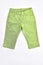 Baby-girl light green cotton breeches.