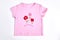 Baby-girl pink cartoon t-shirt.