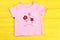 Baby-girl pink cartoon t-shirt.