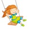 Baby Girl Swinging