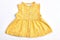 Baby-girl yellow patterned top.