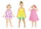 Baby Girls in Dress, Kids Group, Toddler Children