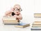 Baby in Glasses and Books, Kids Early Childhood Education