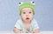 Baby in the hat frog