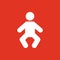 Baby icon. design. Child, kid, infant, babe, suckling, cheeper, babbie, Baby symbol. web. graphic. AI. app. logo. object
