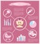 Baby infographic with data representation