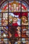 Baby Jesus John Mary Stained Glass Cathedral Granada Spain