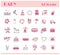 Baby and kids Isolated Vector icons