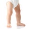 Baby legs isolated