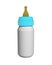 Baby Milk Bottle isolated on white