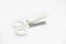 Baby nail cutter/scissors isolated on a white background