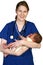 Baby Newborn and Nurse