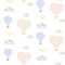 Baby pattern design. Nursery kid background.