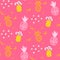 Baby pattern design. Nursery kid background.