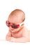 Baby portrait in sunglasses