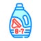 baby powder detergent color icon vector illustration