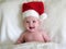 Baby with santa hat