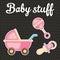Baby scrapbook icon collection