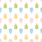 Baby seamless bottle pattern.