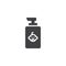 Baby shampoo container vector icon