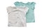 Baby shirts isolated on white
