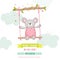 Baby Shower or Arrival Card - Baby Mouse Girl