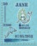 Baby shower card. Baby newborn metric for girl. Mermaid, dolphi