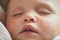 Baby Sleeping Face Close-up