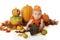 Baby Surrounded by Pumpkins