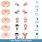 Baby teething chart