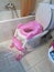 baby toilet seat pink for girl learning