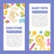 Baby Toy Store and Shop Banner Design Vector Template