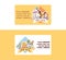 Baby toys business card vector cartoon kids games duck pyramid for children in baby shop and advertisement child store