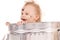 Baby in trash can