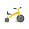 Baby tricycle icon, flat style