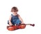 Baby and violin